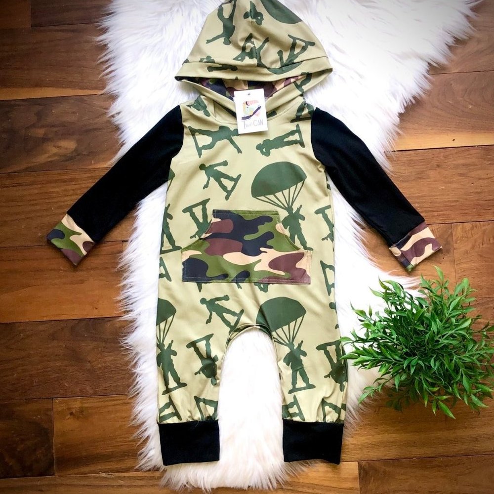 Army Man Romper